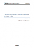 แนวนโยบายของผู้ให้บริการออกใบรับรองอิเล็กทรอนิกส์แห่งชาติ Thailand NRCA (CP Version 4.3) (SSL ...